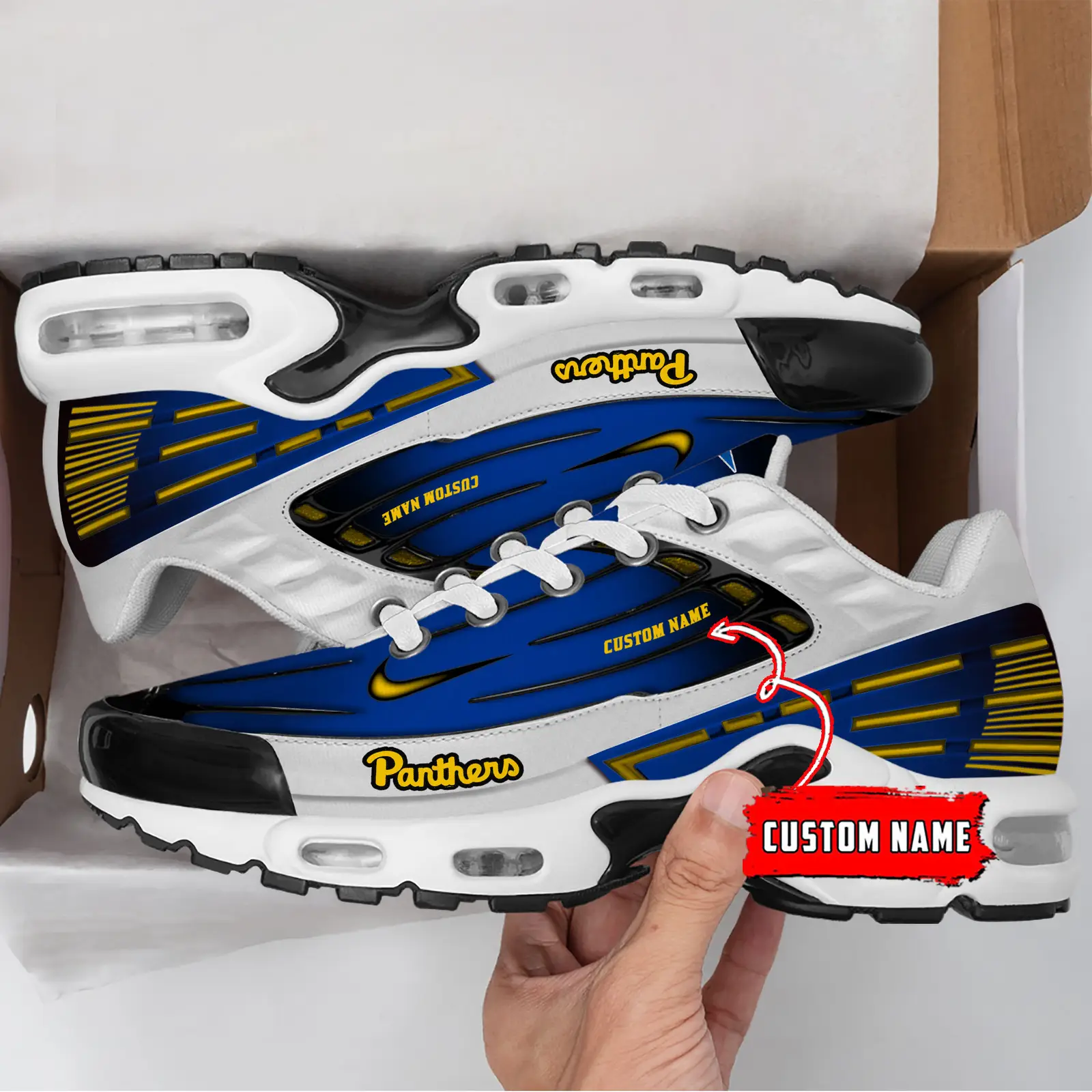 Pittsburgh Panthers Air Max Plus Shoes Sneakers For Men And Women Pittsburgh Panthers Air Max Plus Shoes Sneakers For Men And Women - Image 1