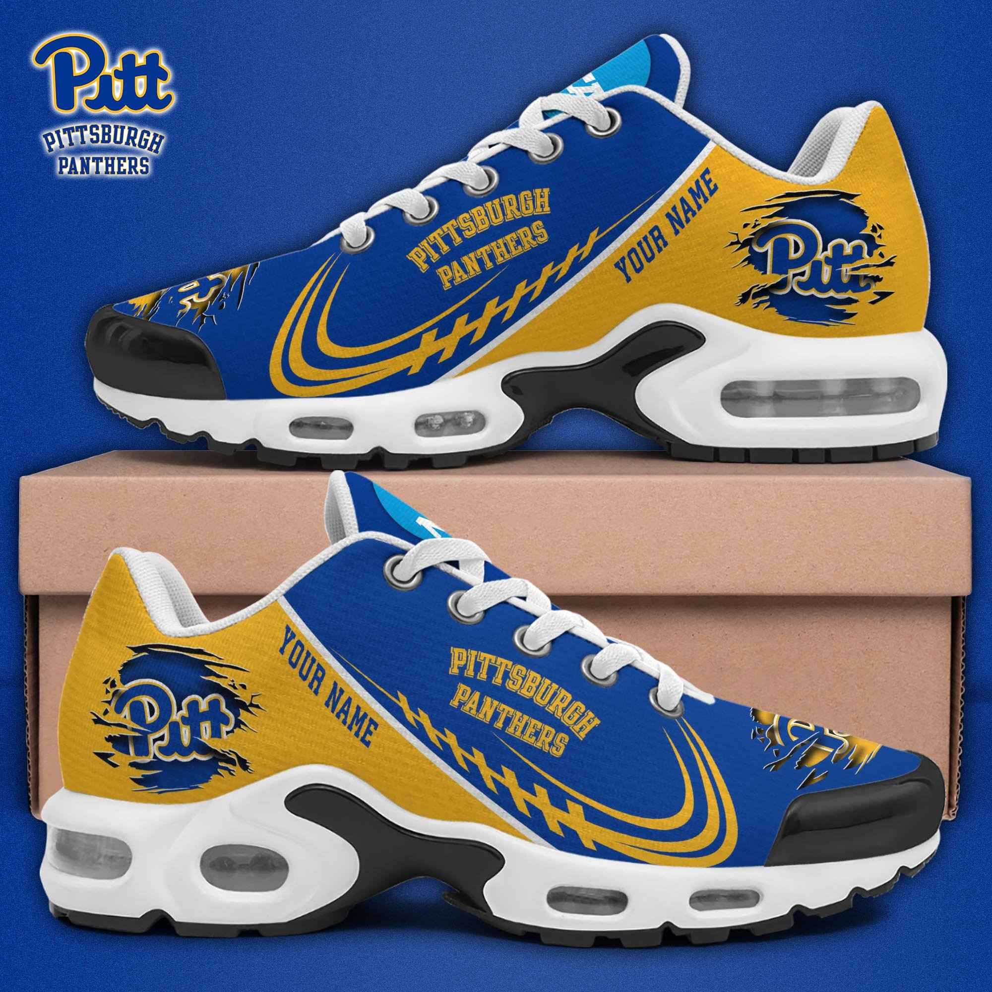 Pittsburgh Panthers Shoes 2026 Version Custom Name