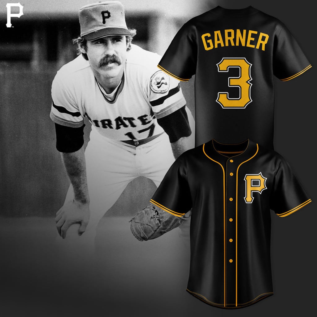 Pittsburgh Pirates In Loving Memory Of Phil Garner Tribute Baseball Jersey Pirates Merch Gifts