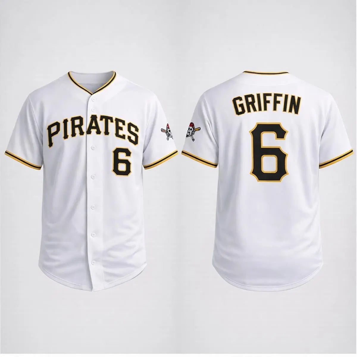 Pittsburgh Pirates Konnor Griffin #6 Jersey 2026 Pirates Merch Gift Ideas For Baseball Fans