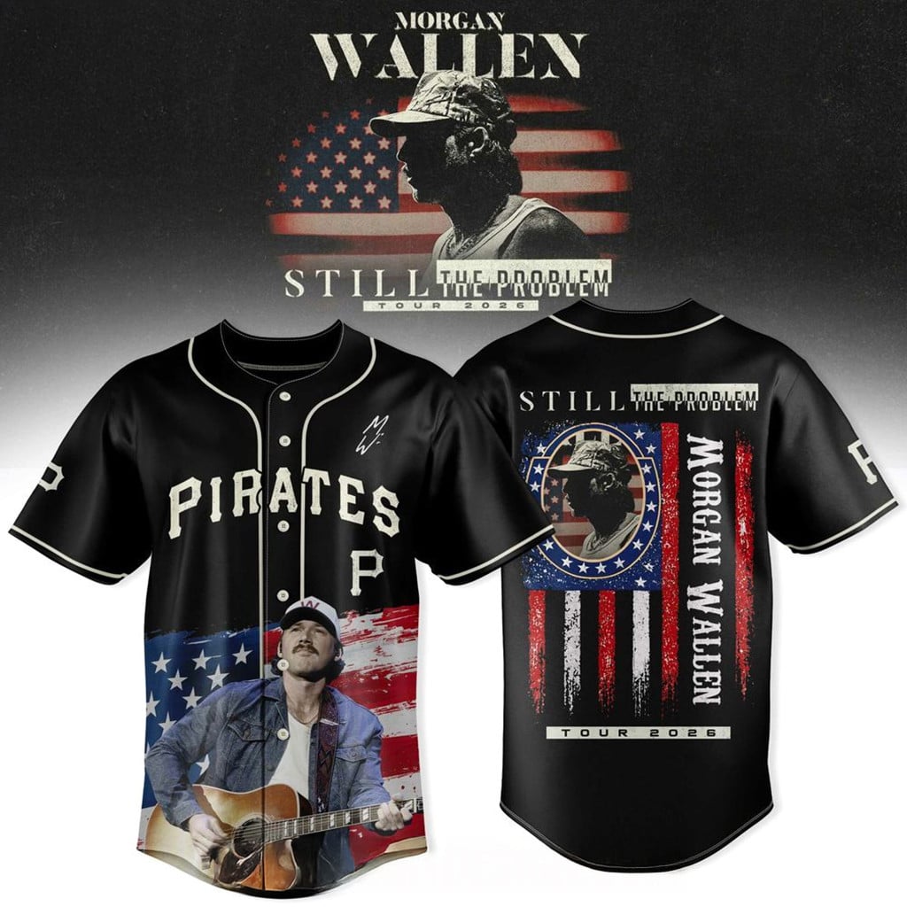 Pittsburgh Pirates X Morgan Wallen Still The Problem Tour 2026 Jersey Pittsburgh Pirates Merch