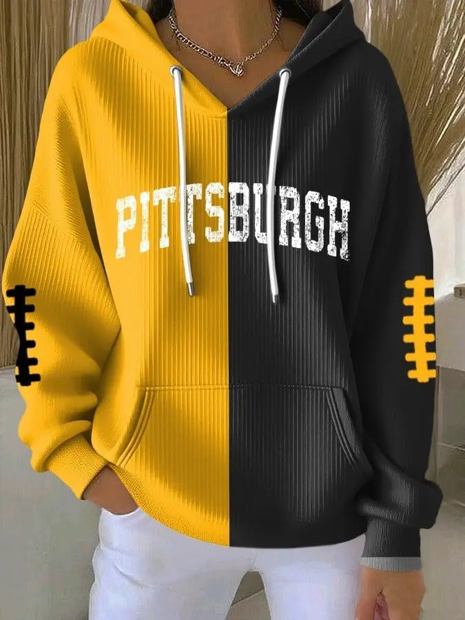 Pittsburgh Steelers Hoodie Women's Football Game Day Fan Merch Clothing Gifts Ideas