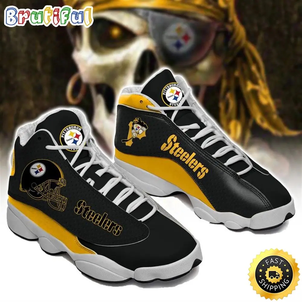 Pittsburgh Steelers Nfl Ver 14 Air Jordan 13 Sneaker Pittsburgh Steelers Nfl Ver 14 Air Jordan 13 Sneaker - Image 1