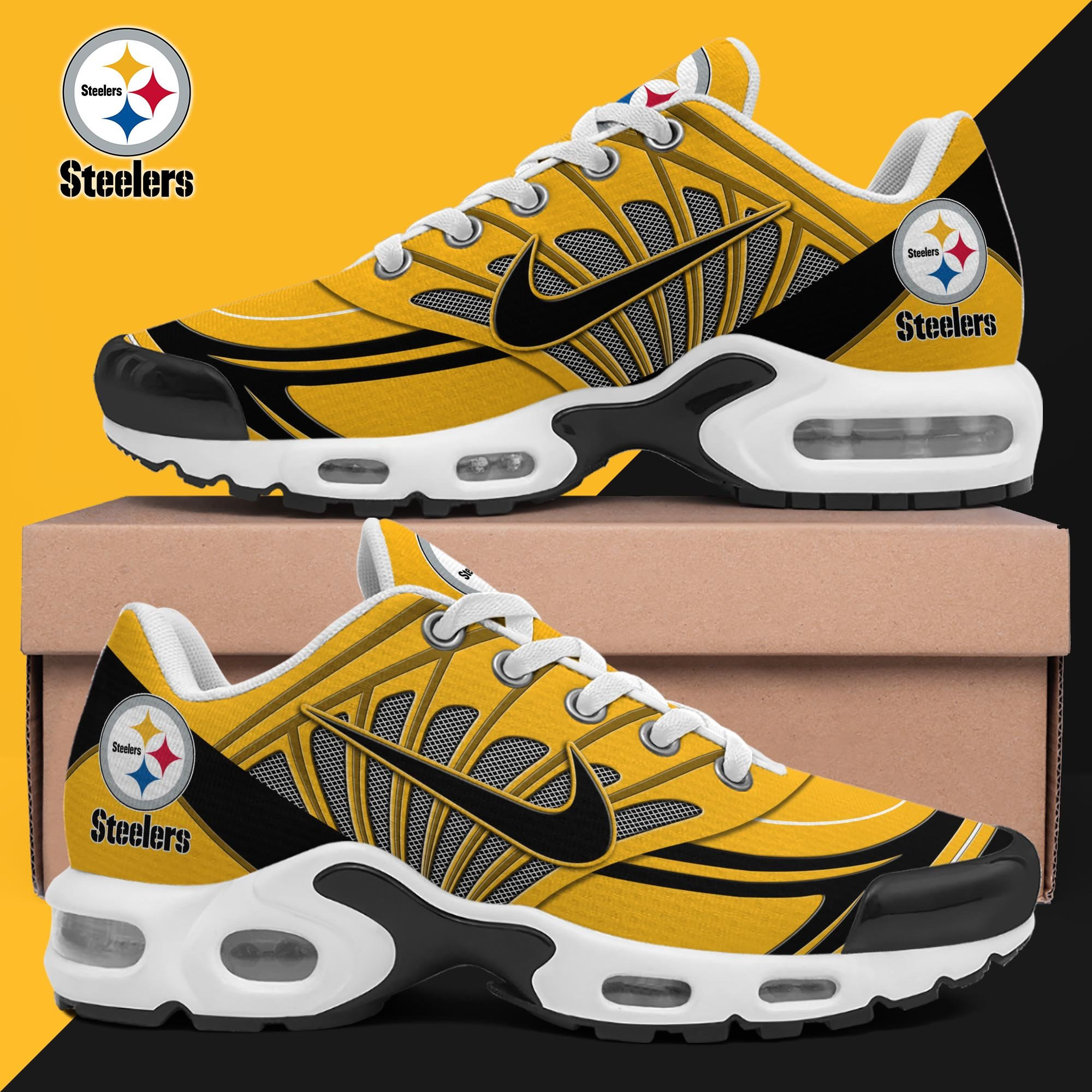 Pittsburgh Steelers Shoes 2026 Version Custom Name 137