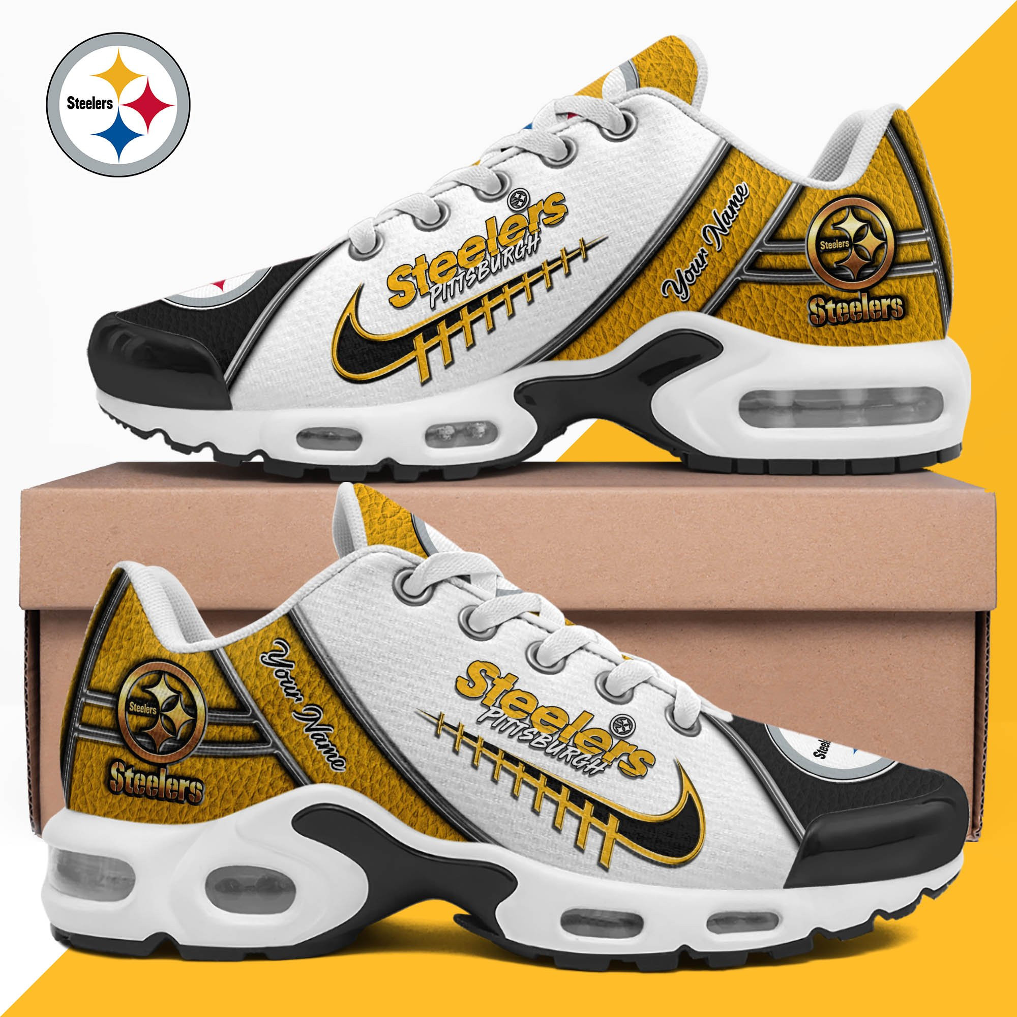 Pittsburgh Steelers Shoes 2026 Version Custom Your Name, Football Team Shoes 516