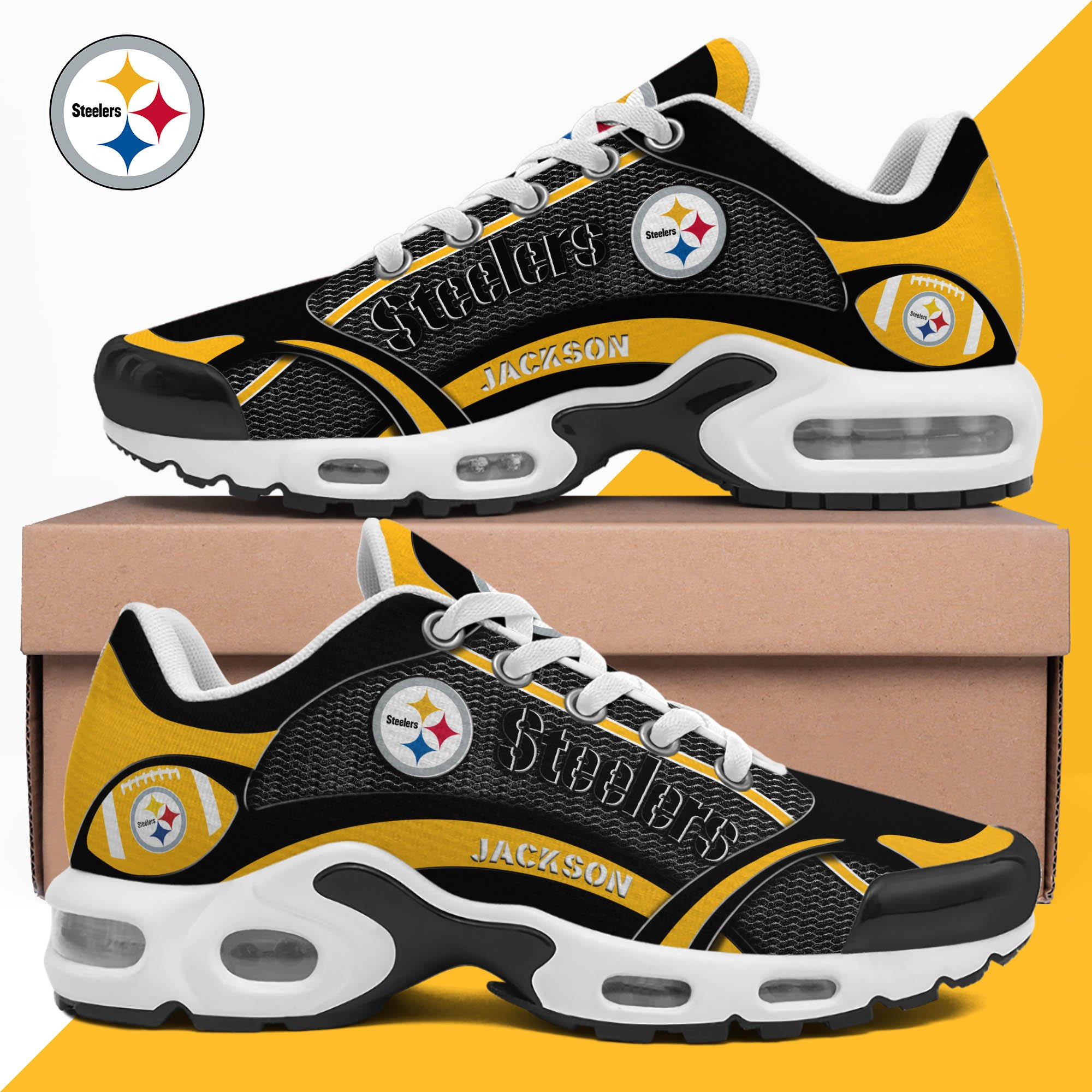 Pittsburgh Steelers Team Shoes 2026 Version Custom Name 889