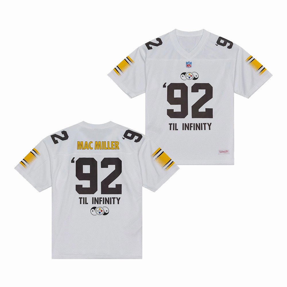 Pittsburgh Steelers x Mac 92 Til Infinity Football Jersey Football Merch Game Day Gift For Fans Pittsburgh Steelers x Mac 92 Til Infinity Football Jersey Football Merch Game Day Gift For Fans - Image 1