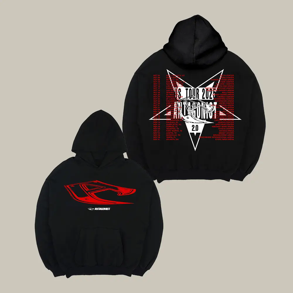 Playboi Carti Antagonist Tour Red Dagger Hoodie Music Apparel Playboi Carti Fan Gift