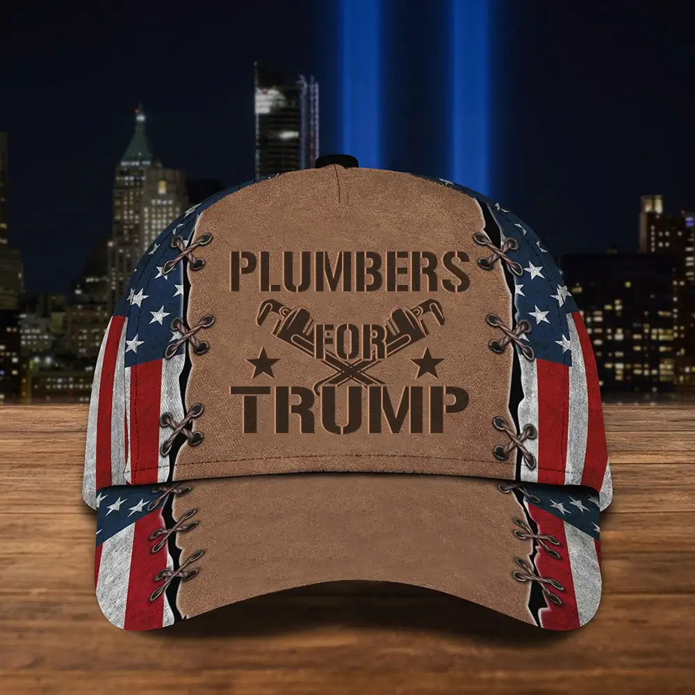 Plumbers For Trump 2024 Hat Presidential Campaign Donald Trump Hat Gifts For Plumbers Plumbers For Trump 2024 Hat Presidential Campaign Donald Trump Hat Gifts For Plumbers - Image 1