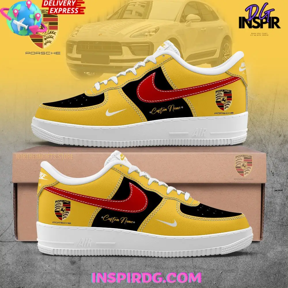 Porsche x Custom Name Air Force 1
