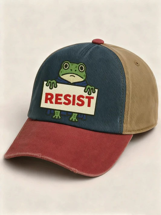 Portland Frog Resist Hat Anti ICE Baseball Cap Anti Fascism Merch Good Gifts For Grandpa