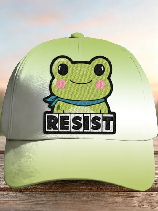 Portland Frog Resist Hat No ICE Protest Baseball Cap Anti Trump Merch Protester Gifts