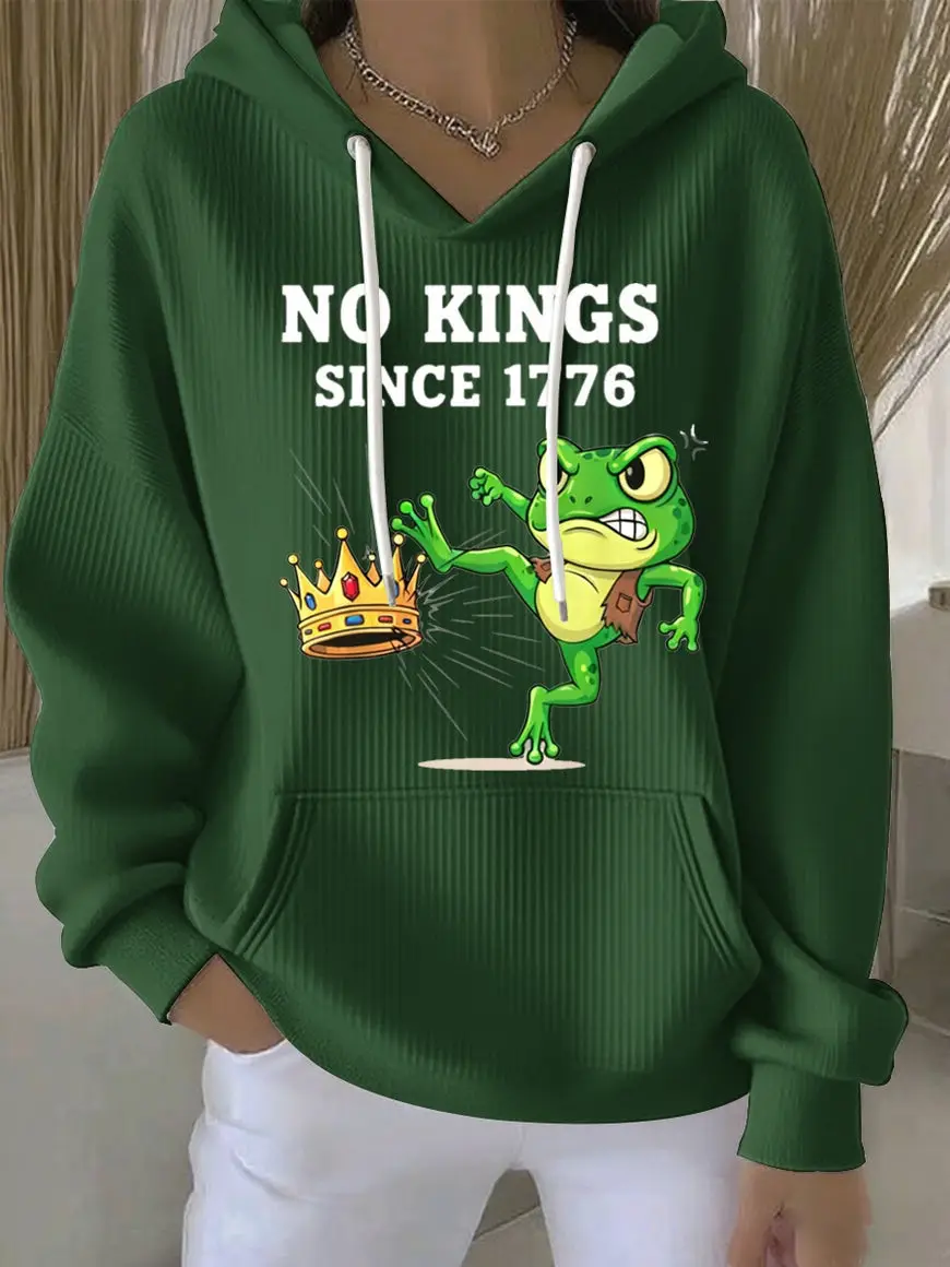 Portland Frog Resist Hoodie No Kings Since 1776 86 47 FDT Anti ICE Merch Presents Ideas