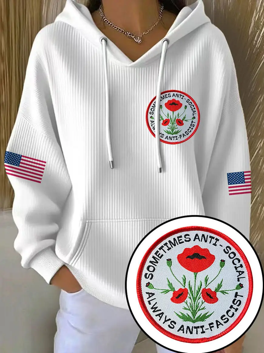 Portland Frog Resist Hoodie Sometimes Antisocial Always Antifascist Portland Freedom Merch Gifts