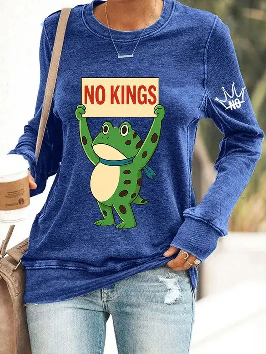 Portland Frog Resist No Kings Sweatshirt No Kings Apparel FDT Merch Patriotic Gift Ideas