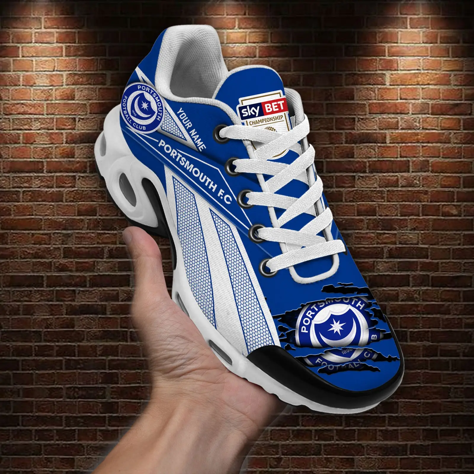 Portsmouth F.C Air Max Plus Shoes Sneakers For Men And Women