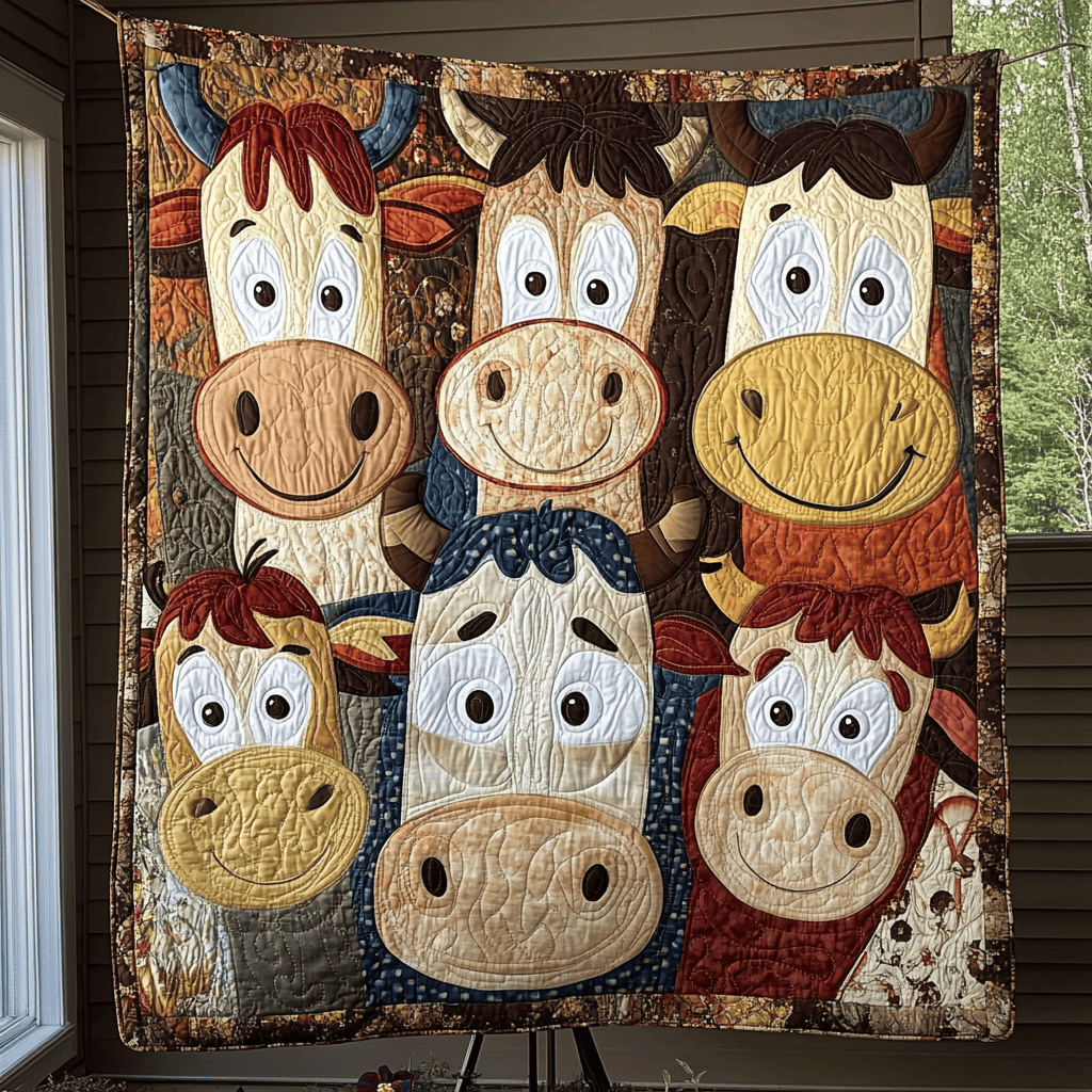 Prairie Friends Quilted Blanket Best Throw Blanket Christmas Gift Ideas For Farmers Prairie Friends Quilted Blanket Best Throw Blanket Christmas Gift Ideas For Farmers - Image 1