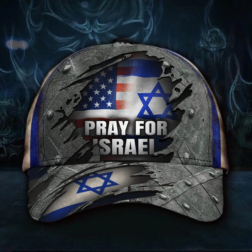 Pray For Israel Hat American And Israeli Flag Hat Gifts For Israel Supporters