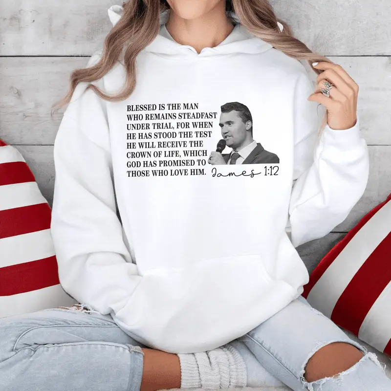 Prayers Up for Charlie Kirk Hoodie Honor a True Patriot Pull Over Charlie Kirk Merch Prayers Up for Charlie Kirk Hoodie Honor a True Patriot Pull Over Charlie Kirk Merch - Image 1