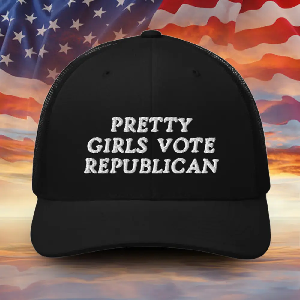 Pretty Girls Vote Republican Hat Support For Republican Hat Donald Trump Not Guilty Merchandise
