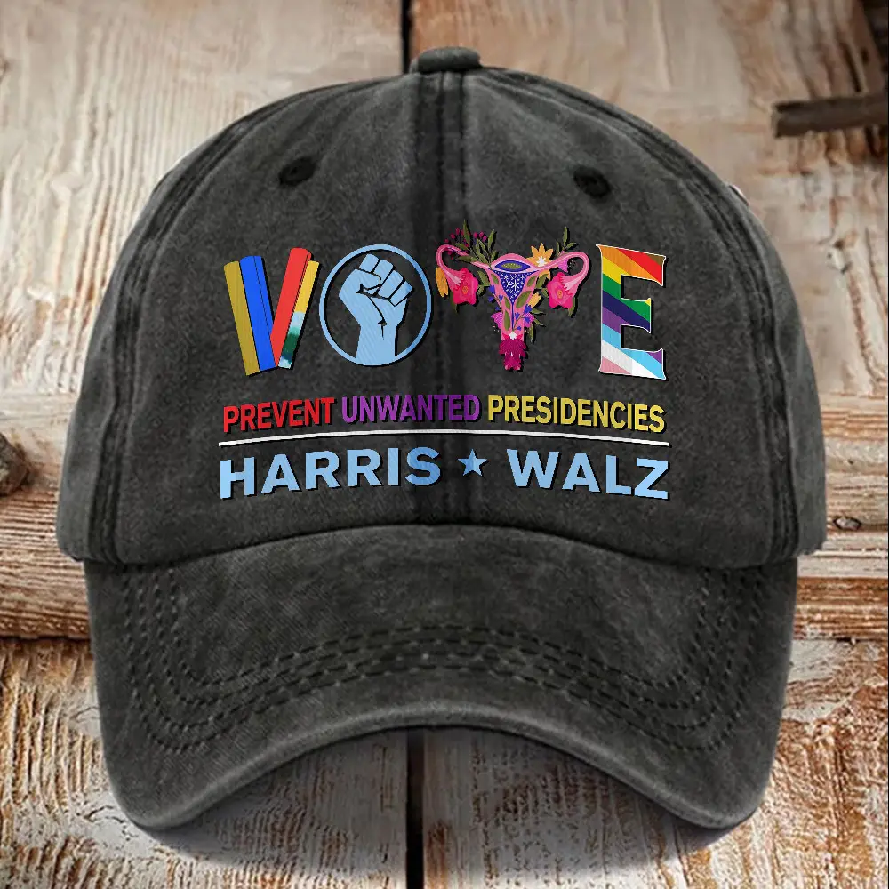 Prevent Unwanted Presidencies Harris Walz Hat Anti Trump Hat Harris For President Feminist Cap