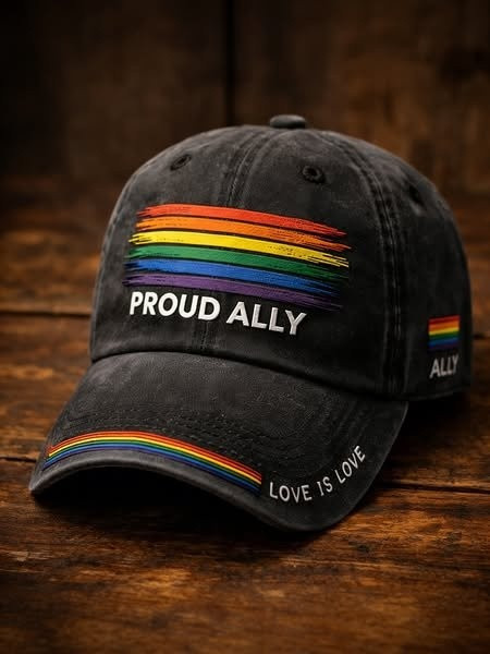 Pride Rainbow Proud Hat Love Is Love Pride LGBTQ Merch Unique Gift For Boyfriend