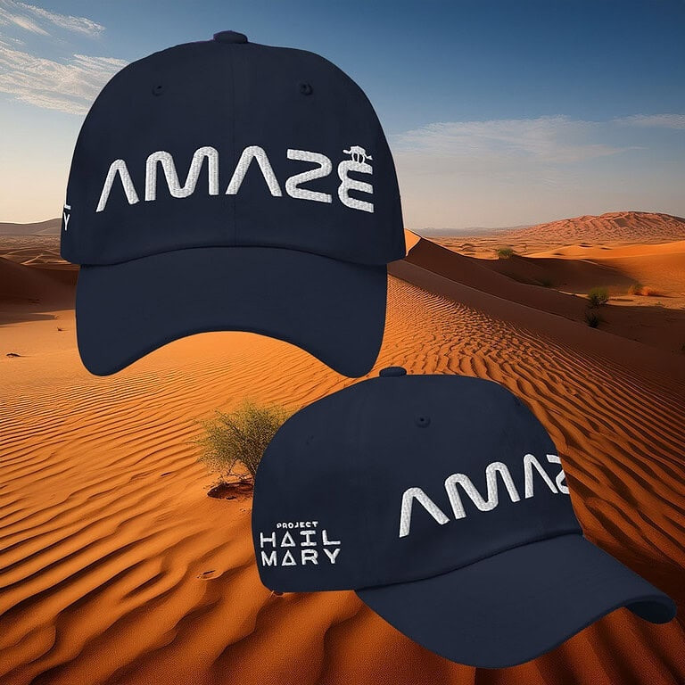 Project Hail Mary Amaze 2026 Hat Rocky Amaze Baseball Cap Project Hail Mary Merch Best Gifts