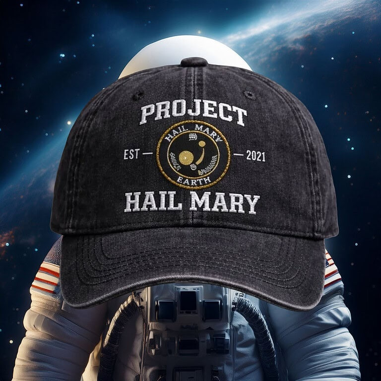 Project Hail Mary Hat Rocky Project Hail Mary Movie Embroidered Cap Merch Gifts For Men