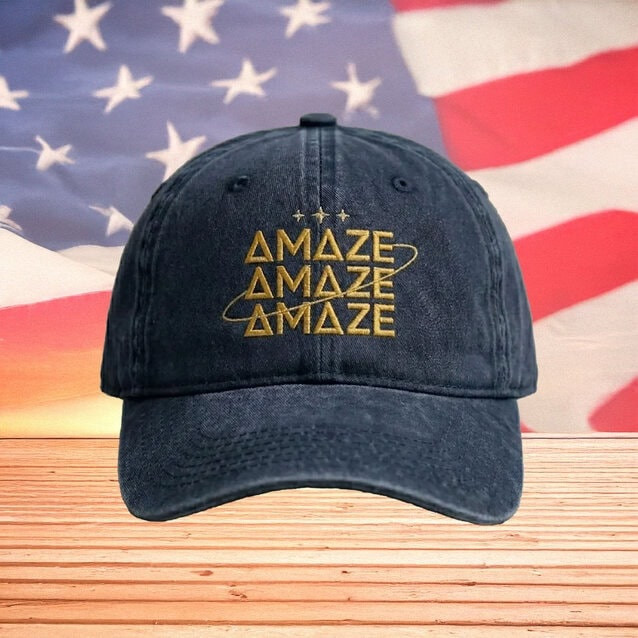 Project Hail Mary Merch Amaze Amaze Amaze Hat Funny Sci Fi Space Quote Baseball Cap Fan Gifts
