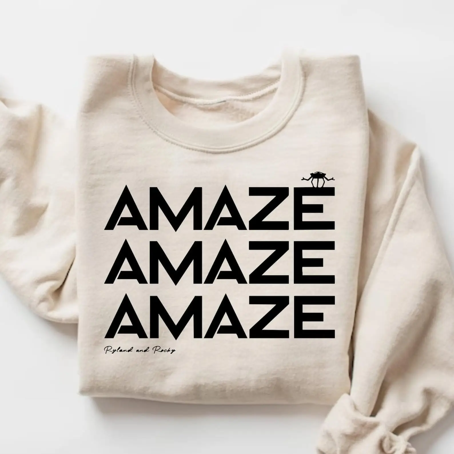 Project Hail Mary Merch Amaze Sweatshirt Ryland And Rocky Project Hail Mary Clothing
