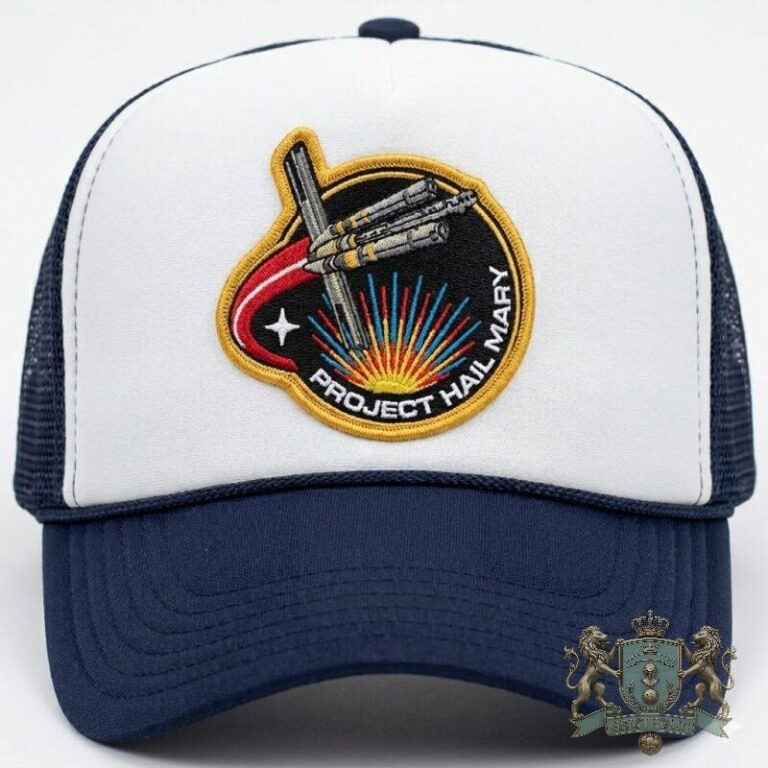 Project Hail Mary Mission Patch Trucker Hat Sci-Fi Book Merch Gift For Andy Weir Fans Project Hail Mary Mission Patch Trucker Hat Sci-Fi Book Merch Gift For Andy Weir Fans - Image 1
