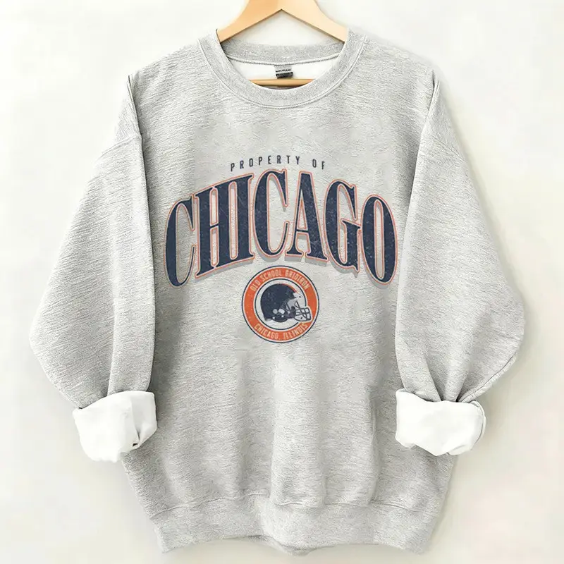 Property Of Chicago Bears Sweatshirt Women's Game Day Football Merch Best Gifts For Fans