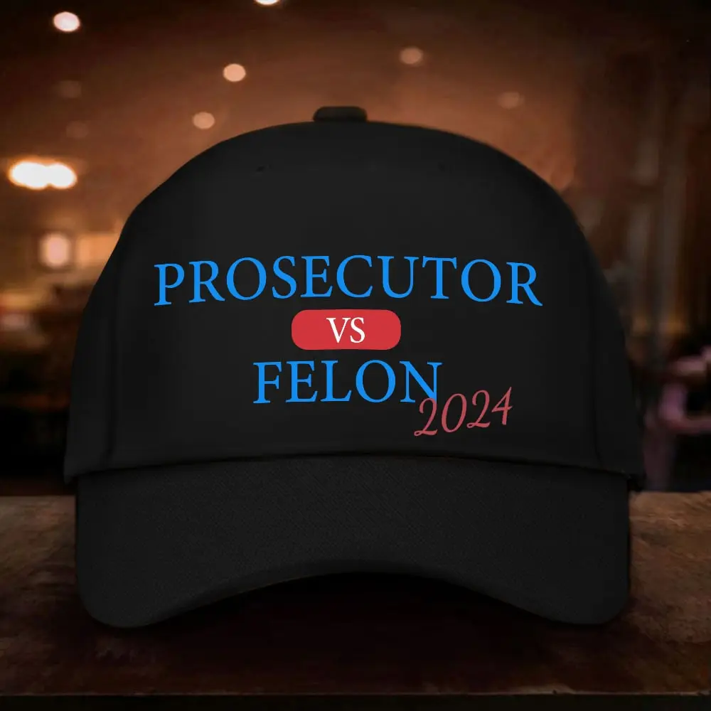 Prosecutor Vs Felon 2024 Hat President Campaign Political Hat Harris 2024 Merch