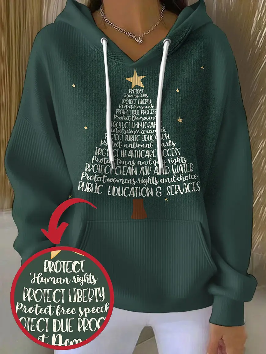 Protect Human Rights Protect Liberty Hoodie Protect Free Speech FDT Anti MAGA Merch Present