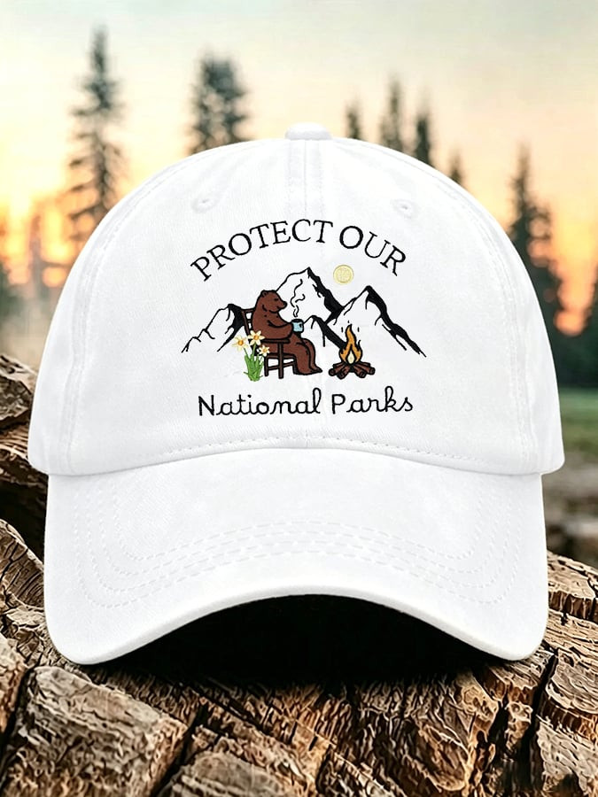 Protect Our National Parks Baseball Hat Forest Ball Cap Forest Themed Gifts