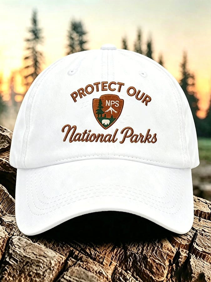 Protect Our National Parks Dad Hat Smokey Forest Service Ball Cap Gift Ideas For Brothers