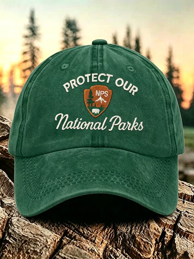 Protect Our National Parks Hat NPS Encouraging Cap Outfits Gifts For Preservers