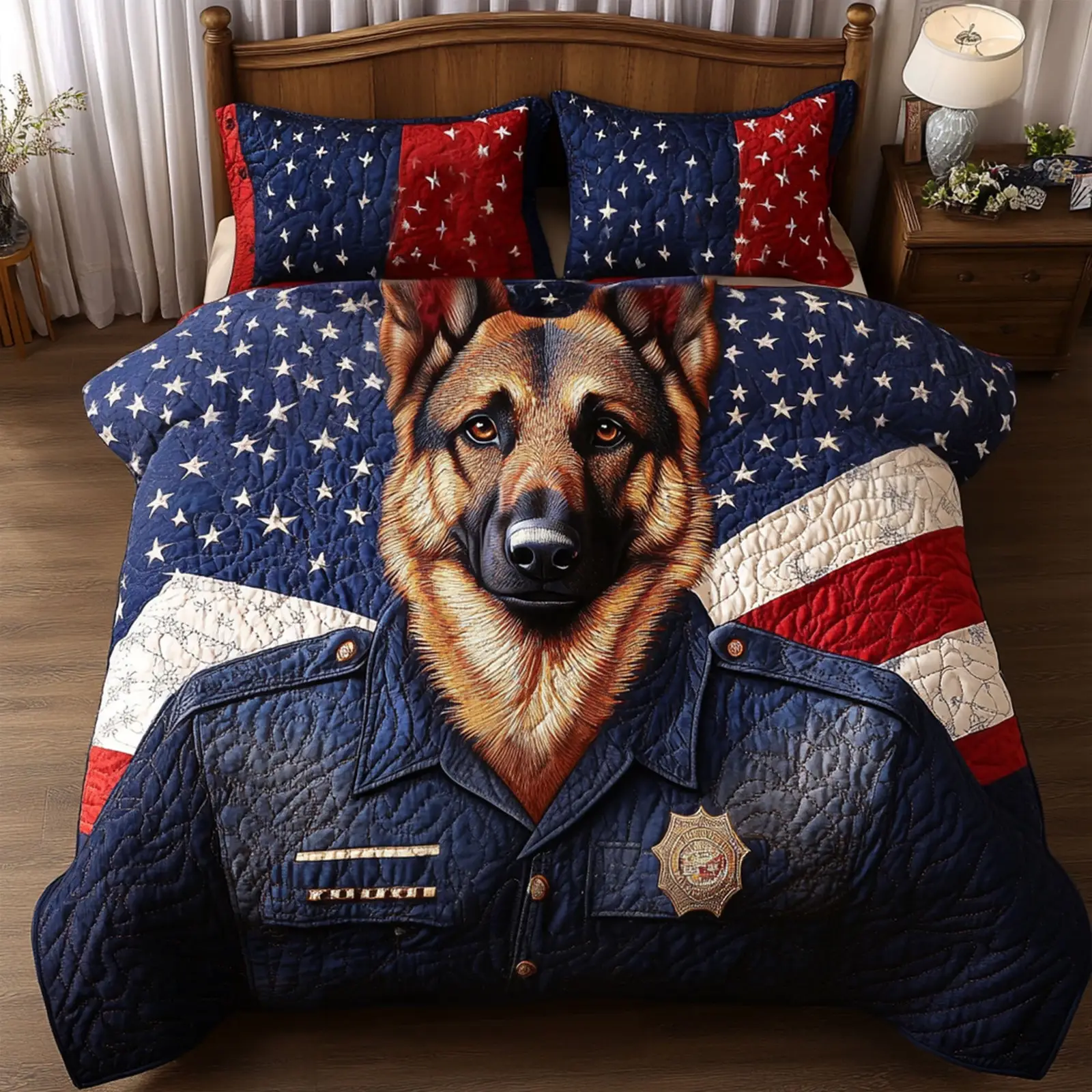 Proud Shepherd Quilted Bedding Set Perfect Bedding Gift Set for Holiday Celebrations Proud Shepherd Quilted Bedding Set Perfect Bedding Gift Set for Holiday Celebrations - Image 1