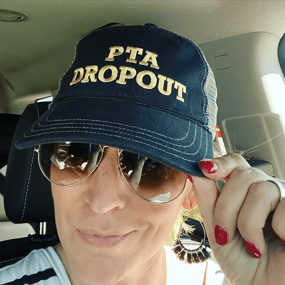 PTA Dropout Trucker Hat Embroidered Hat Gift Idea for Mom Relaxed Fit Cap -WearandDecor