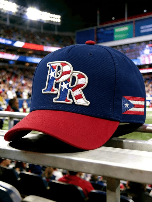 Puerto Rican Baseball Cap PR Flag WBC 2026 Hat Gift Ideas For WBC Fans