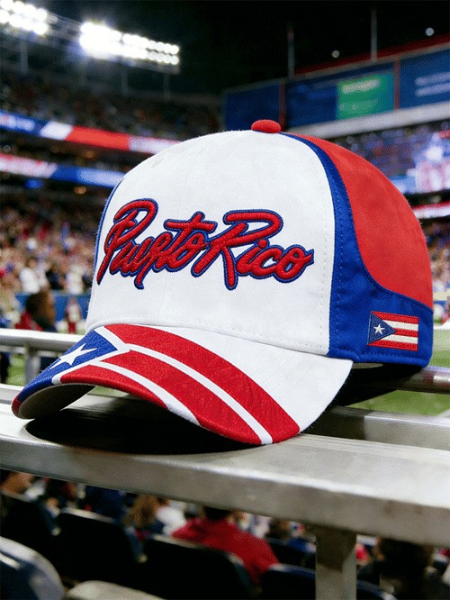 Puerto Rican Baseball Dad Hat Game Day Flag America Baseball Cap Gift For Him Puerto Rican Baseball Dad Hat Game Day Flag America Baseball Cap Gift For Him - Image 1