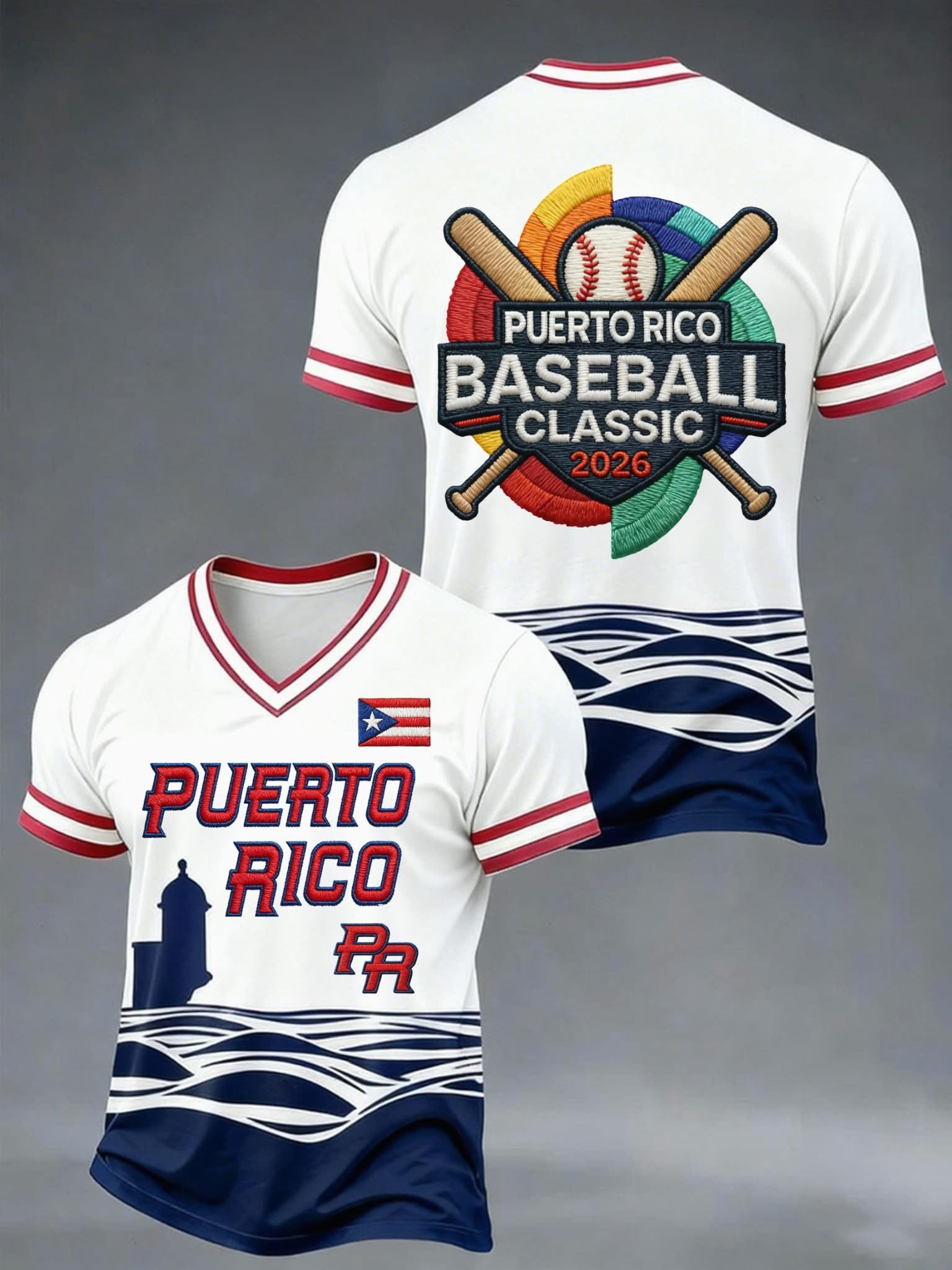 Puerto Rico Baseball Classic 2026 Baseball Jersey Puerto Rico Baseball Merch Fan Gifts