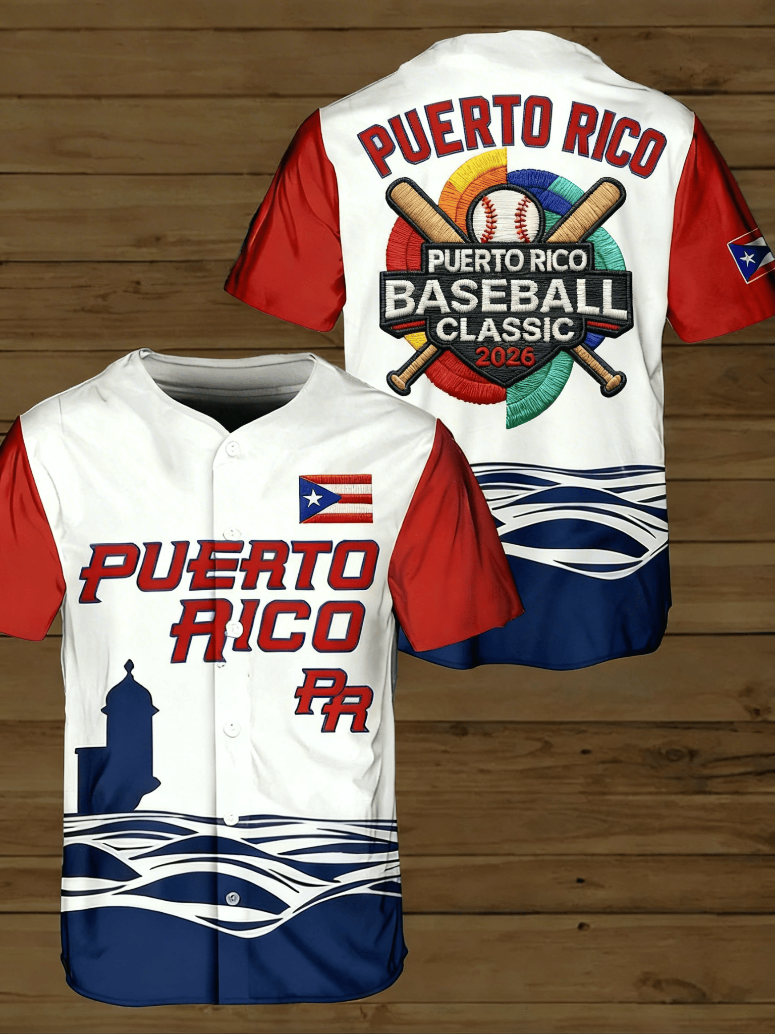 Puerto Rico Baseball Classic 2026 Jersey Game Day Outfits World Baseball Classic 2026 Merch