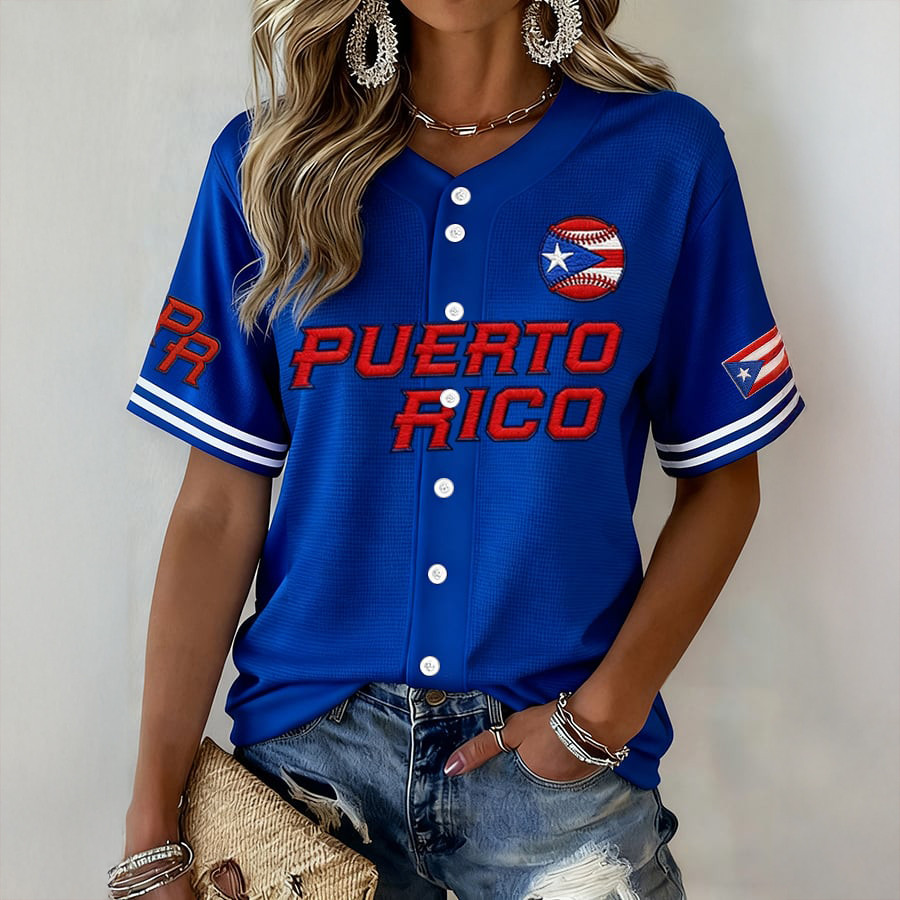 Puerto Rico Baseball Jersey Puerto Rico Baseball Team Shirt Best Gift For Fans
