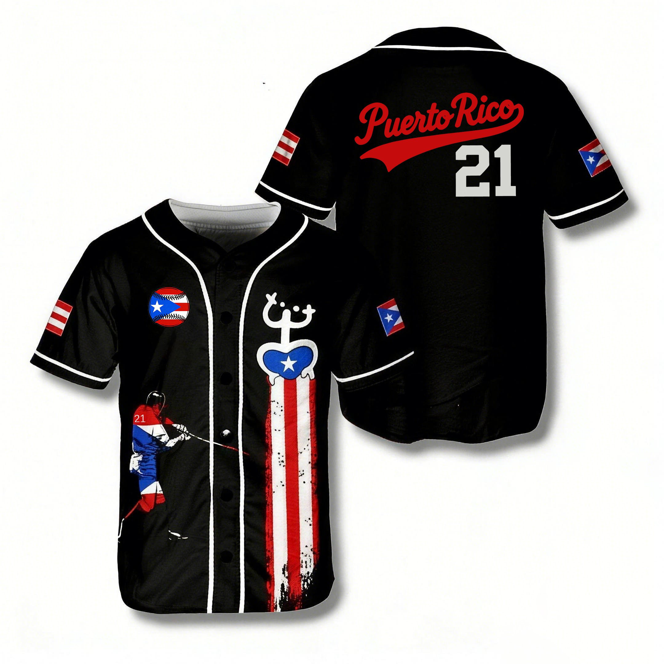 Puerto Rico Baseball Merch Clemente 21 Jersey World Baseball Classic 2026 Merch Fan Gifts