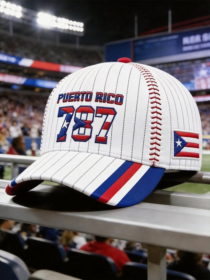 Puerto Rico Team Casual Dad Hat 787 Baseball Classic Ball Cap Gift For Fans