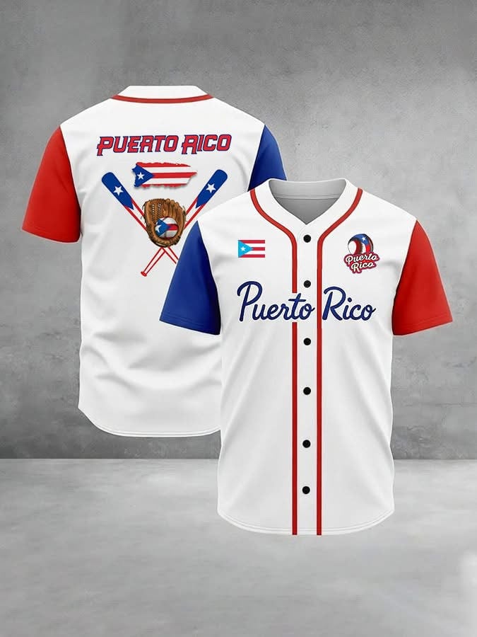 Puerto Rico WBC Jersey Game Day Outfits PR Baseball Jersey World Baseball Classic 2026 Merch