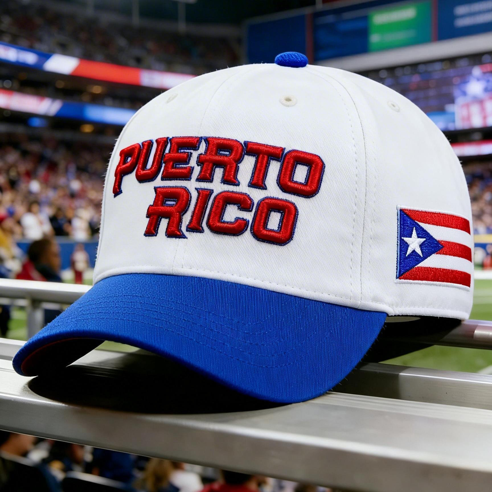 Puerto Rico World Baseball Classic Hat Boricua National Flag Art Baseball Merch Fan Gift