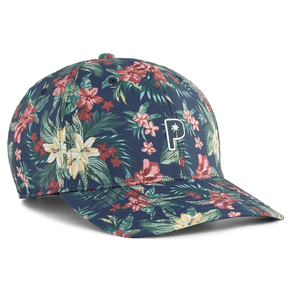 Puma Palm Tree Crew Hat Summer Gift for Girlfriend Trendy Beach Cap -WearandDecor