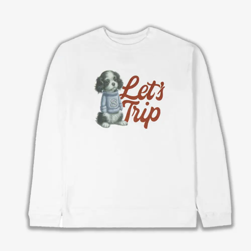 Puppy Let's Trip Sweatshirt The Sturniolo Triplets Clothing Gift For Nick Matt And Chris Fans